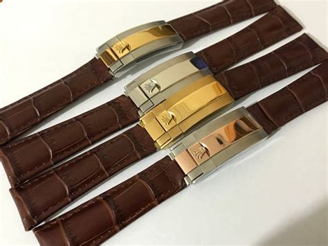 lederarmband rolex|rolex rubber watch straps.